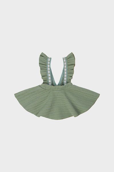 Layette Baby Girl Green Slippers 22fw0lt7102