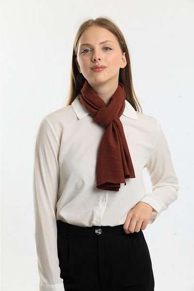 Fular Marketi وشاح Cazz ناعم (متوسط 42x150 سم - ضيق الحجم، وليس شالًا!!! )بلاط