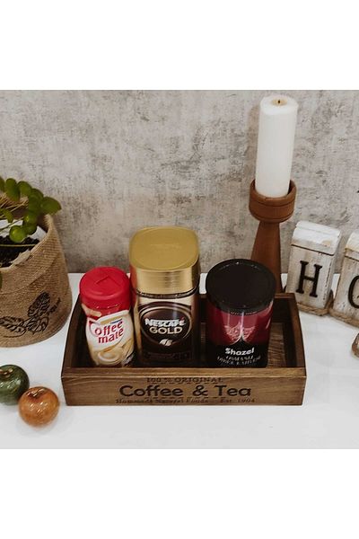 woodretro Wooden Tray, Presentation Holder, Wooden Organizer