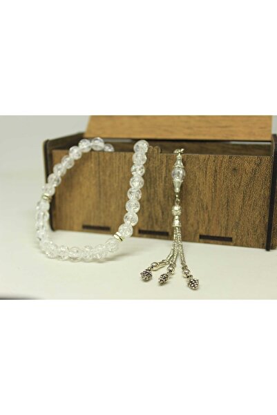 Yasamtohumu مسبحة حجر النجف 8 ملم مع صندوق خشبي