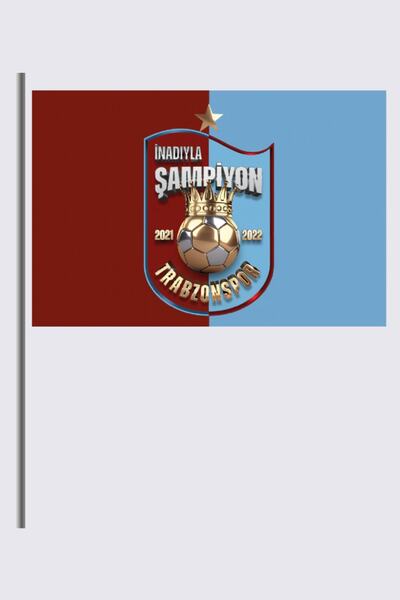 Trabzonspor Bayrak 100*150 cm Sopalı Şampiyonluk