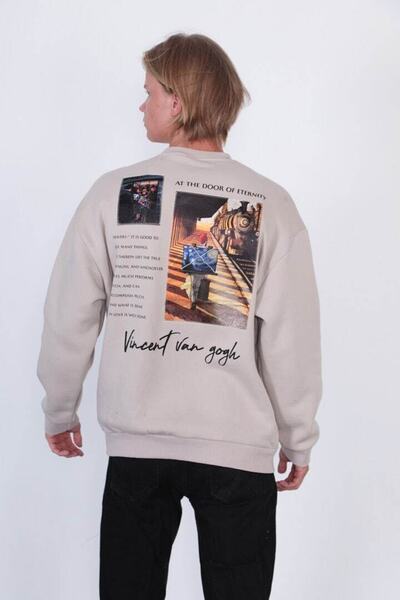 SAW Urbanity Van Gogh Sonsuzluğun Kapısında Temalı Nakış Işlemeli Şardonlu Ov...