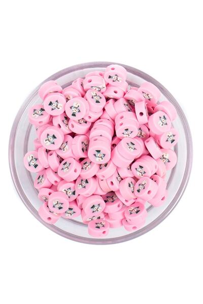 yfhobi 10 Adet - Polimer Fimo Boncuk, Kardan Adam Figürlü Yuvarlak Polimer Ki...