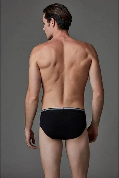 Eros 2 Συσκευασία, 100% βαμβάκι, συμπαγές, ανδρικό χτενισμένο βαμβακερό σλιπ