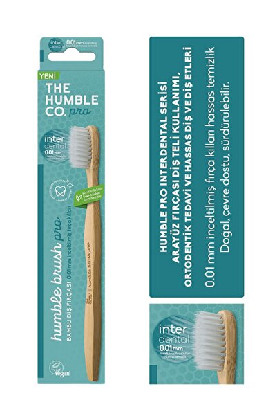 Humble Brush Pro Interdental Bambu Diş Fırçası Soft White