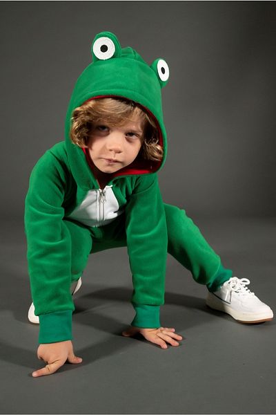 Baokids بذلة الصوف Froggie
