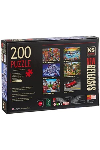 Ks Games Ks Two Tiger Babys 200 Piece Puzzle