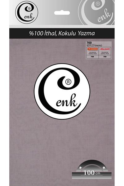 Cenk Culoare uni 100 cm Scriere in pungi 0301 769 Lapte Cacao