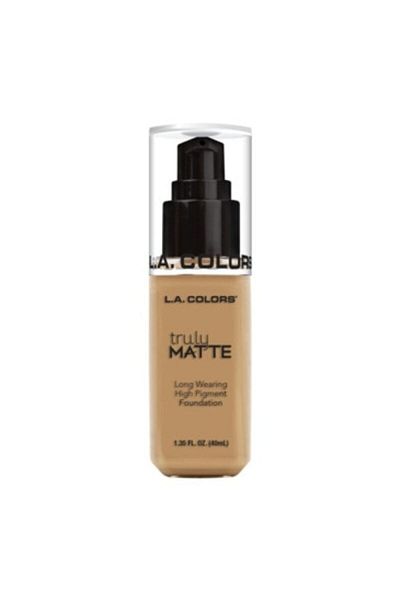 L.A Colors Liquid Formula, Truly Matte Foundation Medium Beige