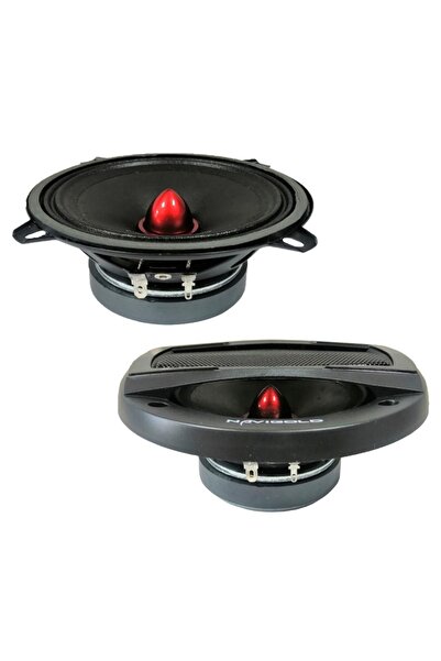 Navigold Ng 525 300 Watt 100 Watt Rms 13cm 4 Yoolu Profesyonel Midrange Hoparlör 2 Adet Kapaklıdır