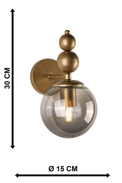 Begüsa Sonsuz Aplik Eskitme Füme Cam