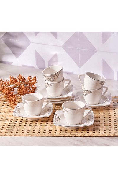 Karaca Nazende 6er-Set Kaffeetassen 80 ml