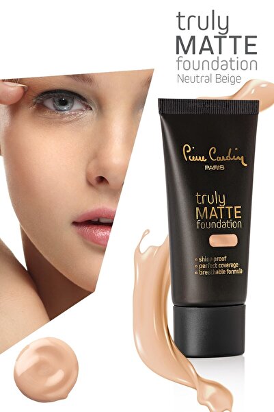 Pierre Cardin كريم أساس غير لامع حقيقي - بيج محايد