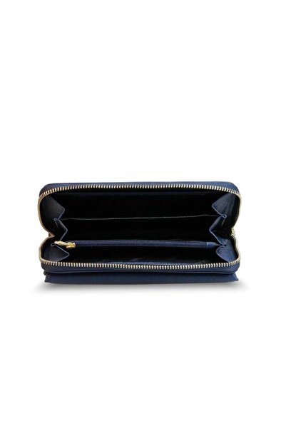GUARD Navy Blue Leather Wallet