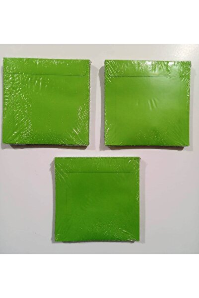 Yener Конверт для компакт-дисків, зелений колір, 25 шт.