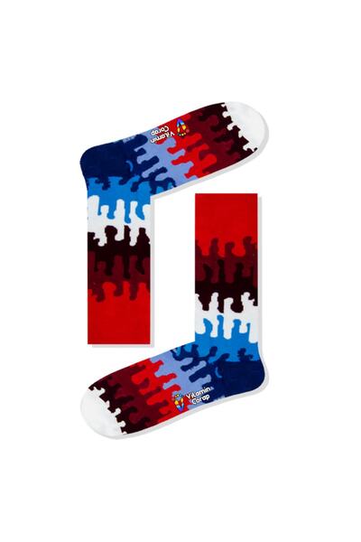Generic Brand Flowing Paint Colored Socks