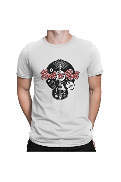 GALASHOP تي شيرت روك اند رول هيب هوب للرجال