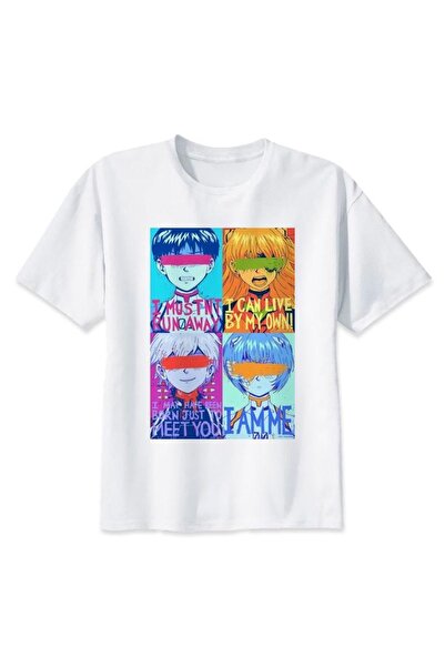 GALASHOP Neon Genesis Evangelion Tişört Anime