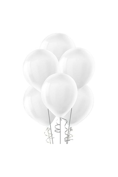 RÖNESANS PARTİ Star WhitePastel Balloon 20 Pieces