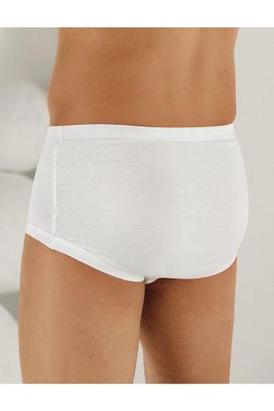 Şahinler Pack of 6 Men's Bagged Slip Briefs White E013