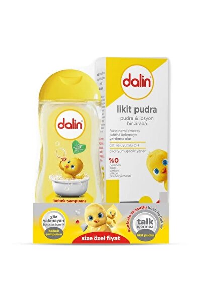 Dalin 200ml Klasik Şampuan + Likit Pudra 100ml Seti Kofre