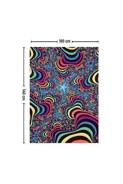 Vagonik Covor de perete psihedelic cosmic 140 X 100 Cm-70x100 Cm