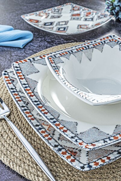 Bambum Noble - 24 Parça Porselen Yemek Takımı Rug