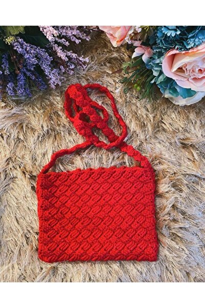 FEYMADE Χειροποίητη πλεκτή μίνι τσάντα ώμου