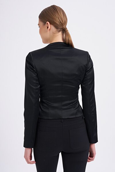 Balizza Blz-taş Dizaynlı Saten Ceket