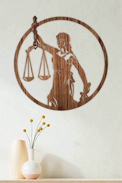 UNT Themis Duvar Dekoru - Süsü, Ahşap Dekoratif Tablo