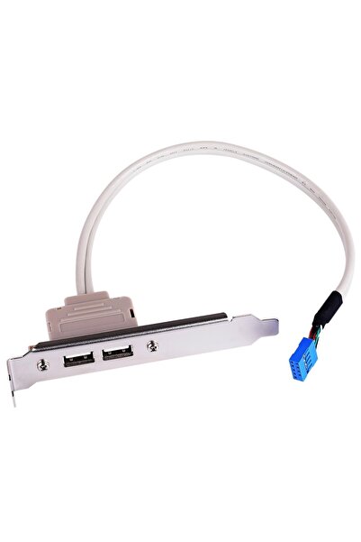 Alfais 5081 Anakart 9 Pin Pci Kasa Içi Usb 2 Port Kablosu Hub Çoklaycı