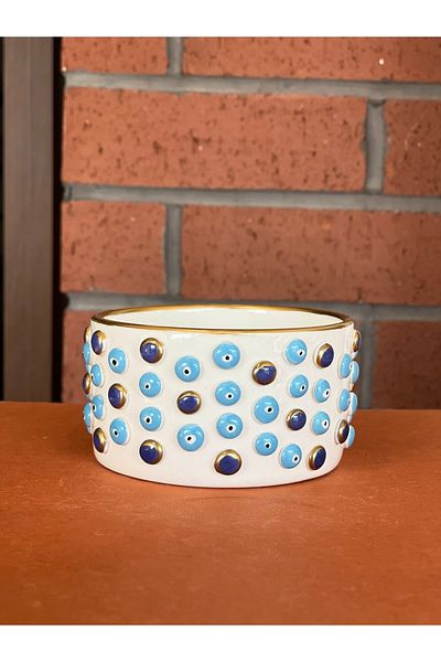 sim atölye Evil Eye Cup Snack Bowl Presentation Cup