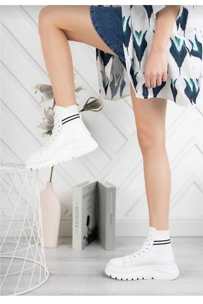 Alya Shoes Γυναικεία Πλεκτά Μαύρα Κοντά Μποτάκια&Μποτάκια&Μποτάκια Χονδρή Σόλα Κοντά Μποτάκια