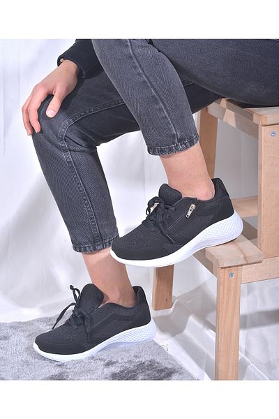 en7 Pantofi de damă alb-negru Ml04