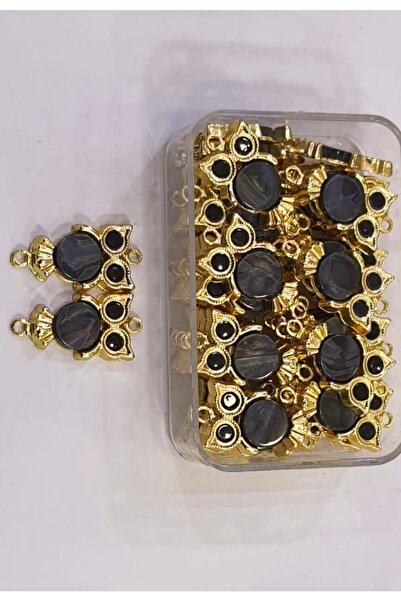 RLX BUJİTERİ Figurină Bufniță Pandantiv și Vârf Brățară Placat cu Aur - Mater...