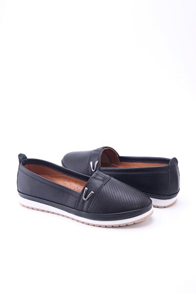 en7 Чорні жіночі балетки - модель 7106