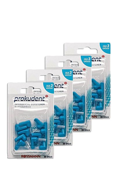 prokudent Idental Tooth Intermediate Brush External Diameter: 3 MmWire Diameter: 0.6 Mm 10 Pieces (4 Pieces)