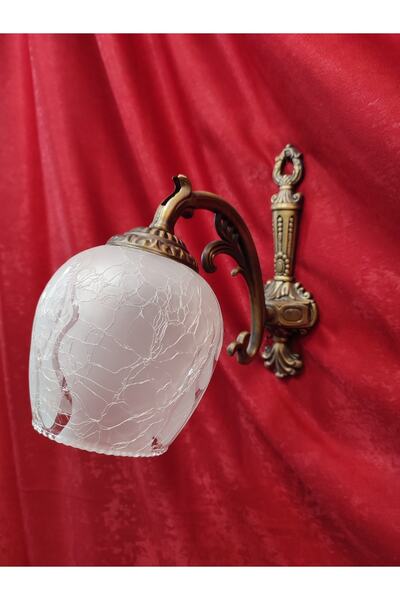 KUĞULU Döküm Aplik.antik Sarı. Yana Bakan.e.27