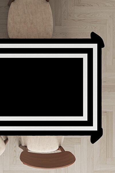 RugViva Stain Resistant Stain Resistant Thai Feather Velvet Washable Fabric Framed Tablecloth Mso322