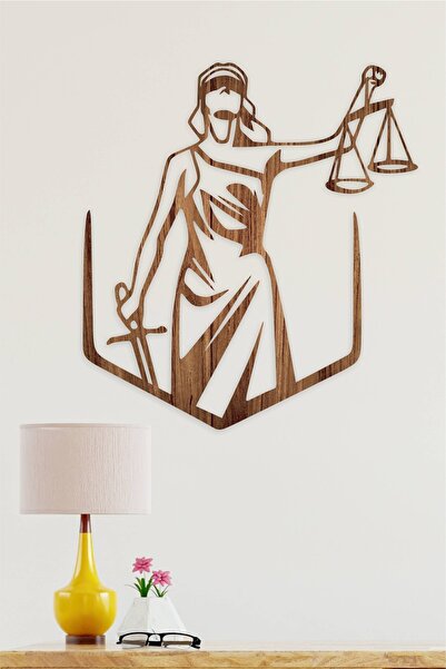 UNT Themis Duvar Dekoru-süsü, Ahşap Dekoratif Tablo