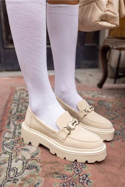 ANGELİNA JONES Pantofi Oxford din piele intoarsa de dama Mulenka
