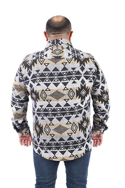 MocGrande Πουκάμισο Ξυλοκόπος μεγάλου μεγέθους Κόκκινο2210-μαύρο