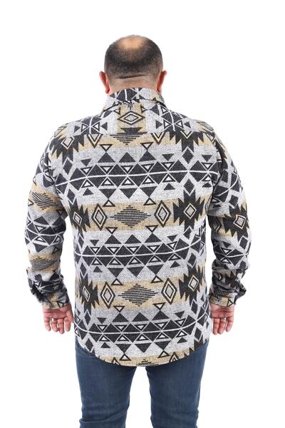 Starbattal Large Size Lumberjack Shirt Red Apple 22210-black