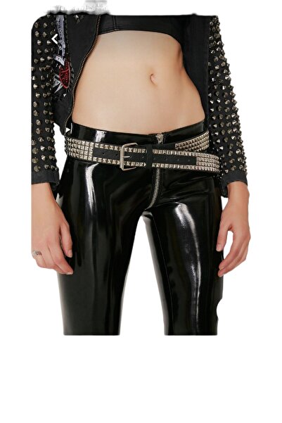 targay Cureaua piramidală cu ținte în stil cowboy, gotic, punk, metalică
