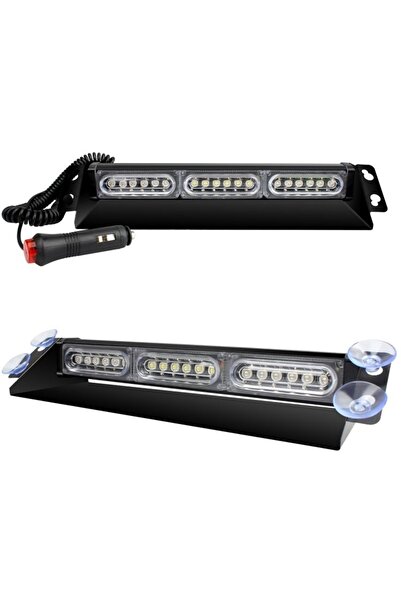 Space Led Lamba 13 Fonksiyonlu Çakar Lamba 18 Led 12-30v Sarı