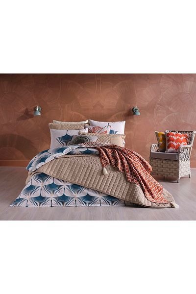 Doqu Home طقم غطاء لحاف فيستيفال كابيتول تركواز - فردي