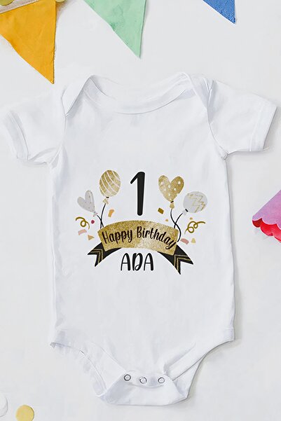 Homamia 1 Yaş Doğum Günü Body Zıbın