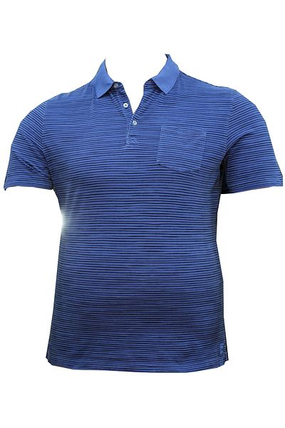 Brax Tricou cu dungi cu gât polo de marime mare