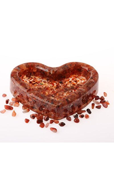 Genel Markalar Sertifikalı Akik Doğaltaş Kül Tablası, Akik Doğal Taş Küllük K...