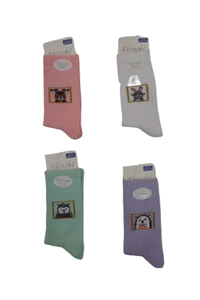 Ekinoks Girl's Socks 4-Piece